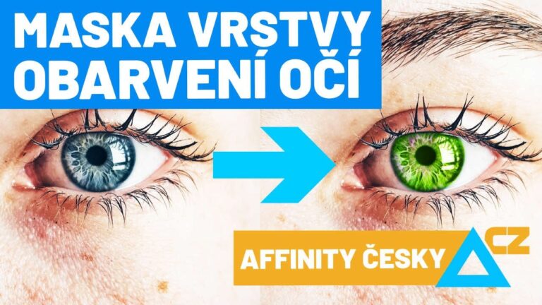 Maska vrstvy | Obarvení očí
